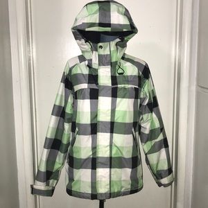 Vans plaid green snowboarding jacket 🏂❄️